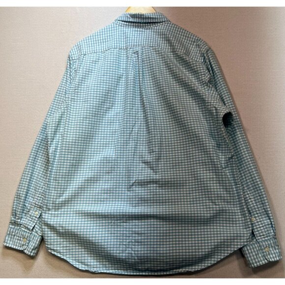 Ralph Lauren Men's Preppy Button Down Shirt Long Sleeve Size XL Blue White Check - Picture 2 of 13